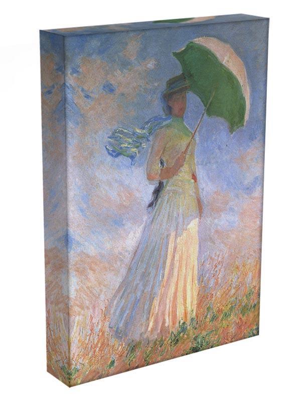 Woman with Parasol 2 by Monet Canvas Print & Poster - Canvas Art Rocks - 3