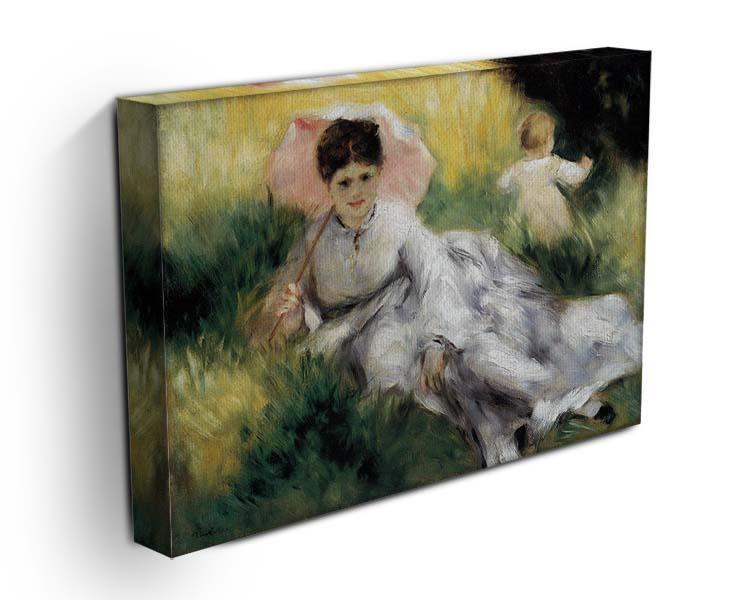 Woman with Parasol by Renoir Canvas Print or Poster - Canvas Art Rocks - 3