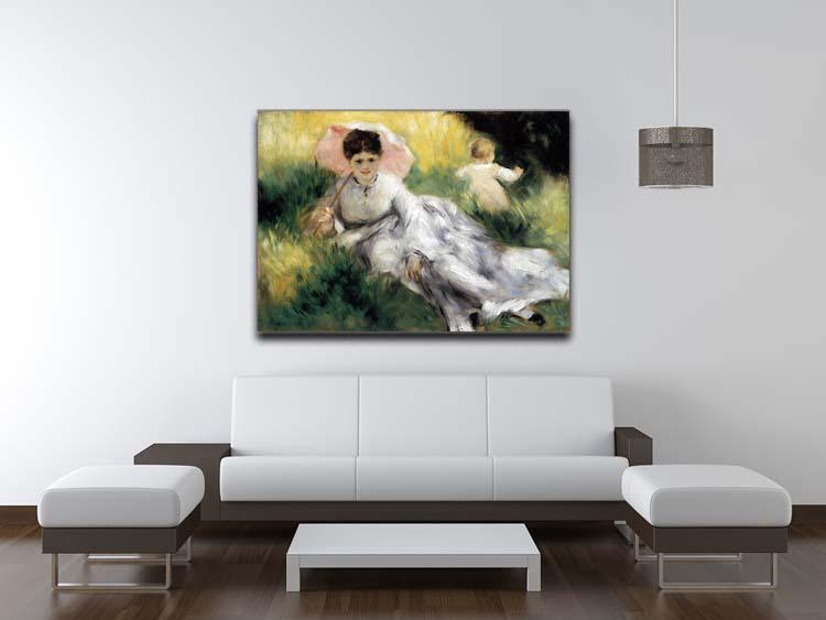 Woman with Parasol by Renoir Canvas Print or Poster - Canvas Art Rocks - 4