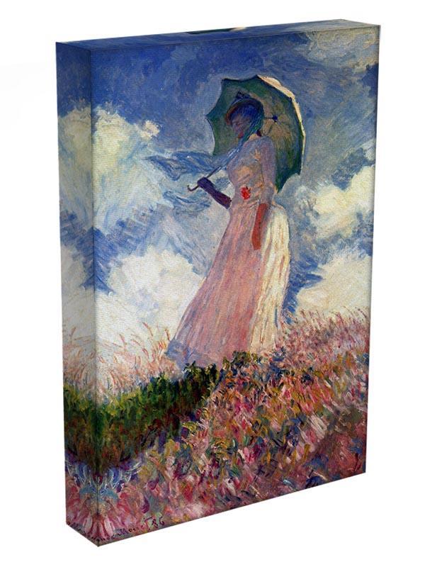 Woman with Parasol study by Monet Canvas Print & Poster - Canvas Art Rocks - 3