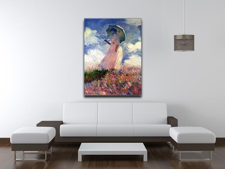 Woman with Parasol study by Monet Canvas Print & Poster - Canvas Art Rocks - 4
