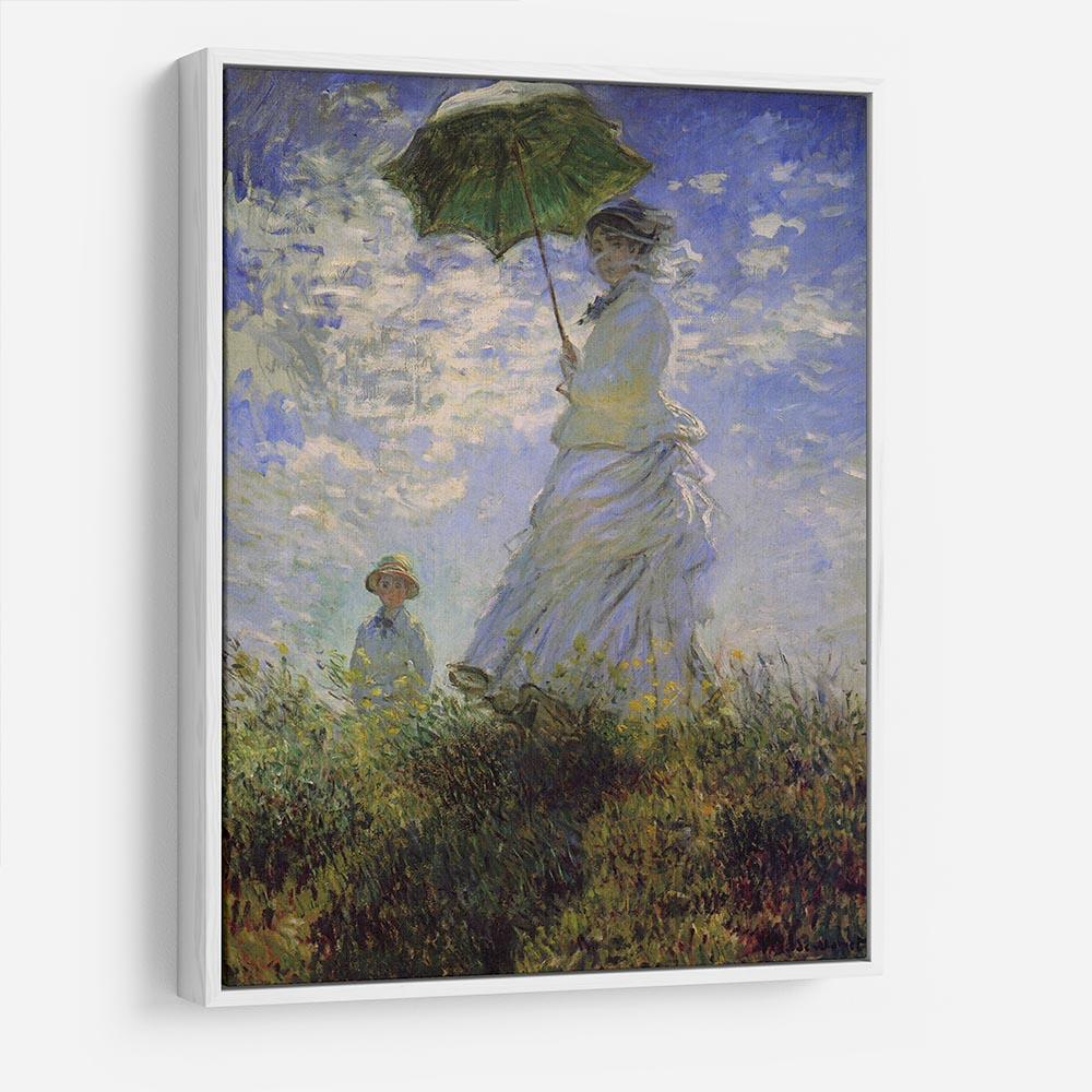 Woman with a parasol by Monet HD Metal Print