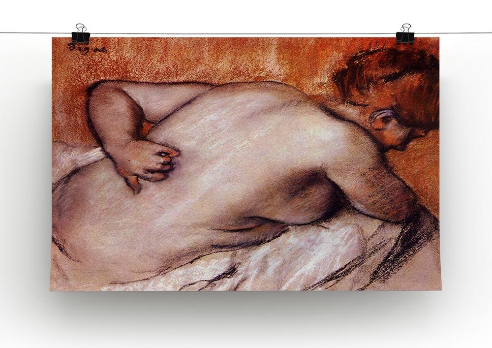 Womans back by Degas Canvas Print or Poster - Canvas Art Rocks - 2