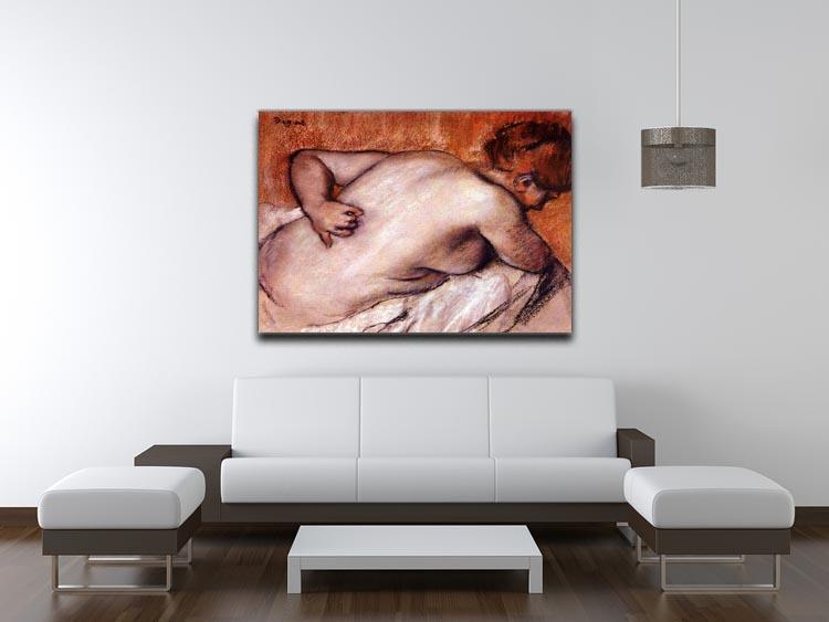 Womans back by Degas Canvas Print or Poster - Canvas Art Rocks - 4