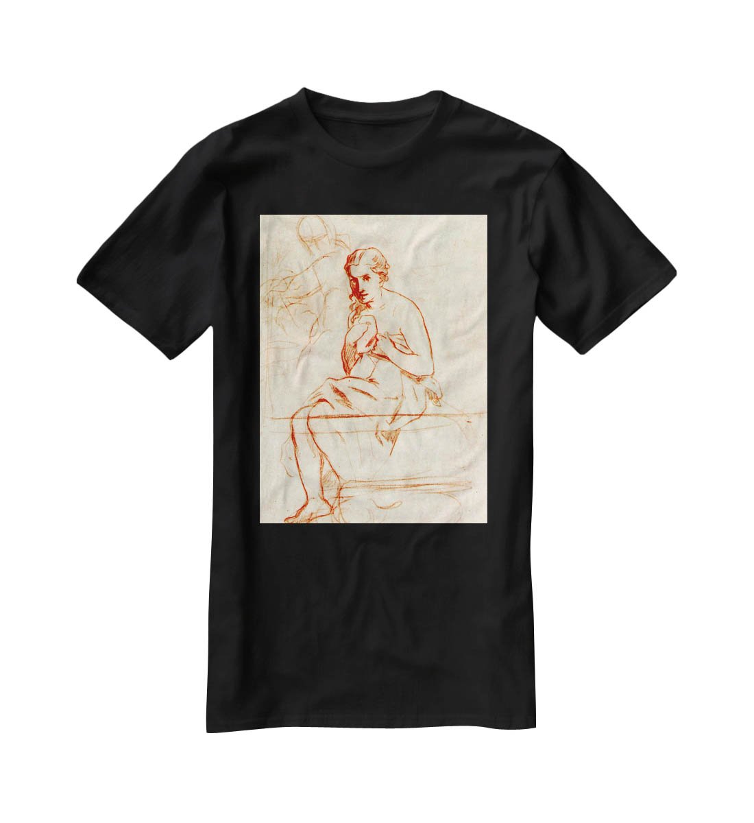 Women at the Toilet by Manet T-Shirt - Canvas Art Rocks - 1