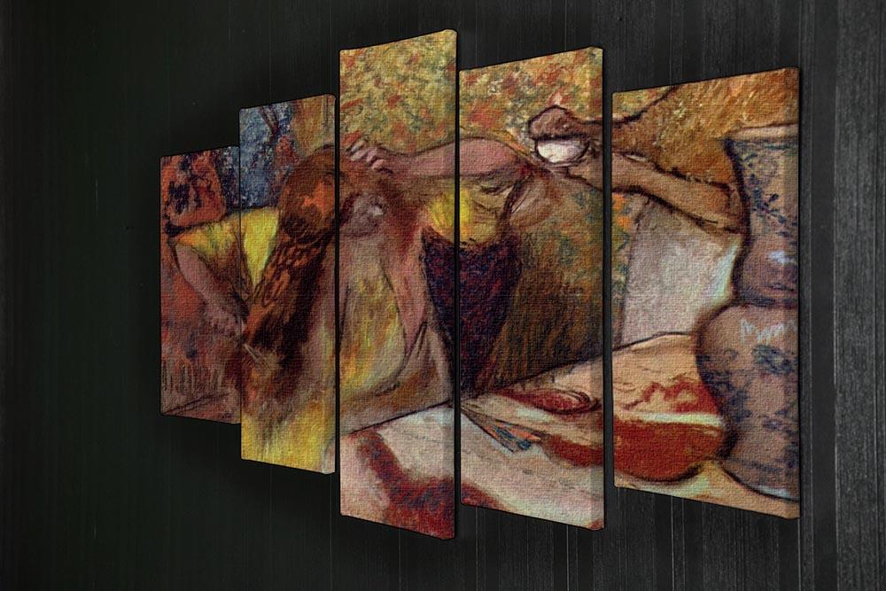 Women at the toilet 1 by Degas 5 Split Panel Canvas - Canvas Art Rocks - 2
