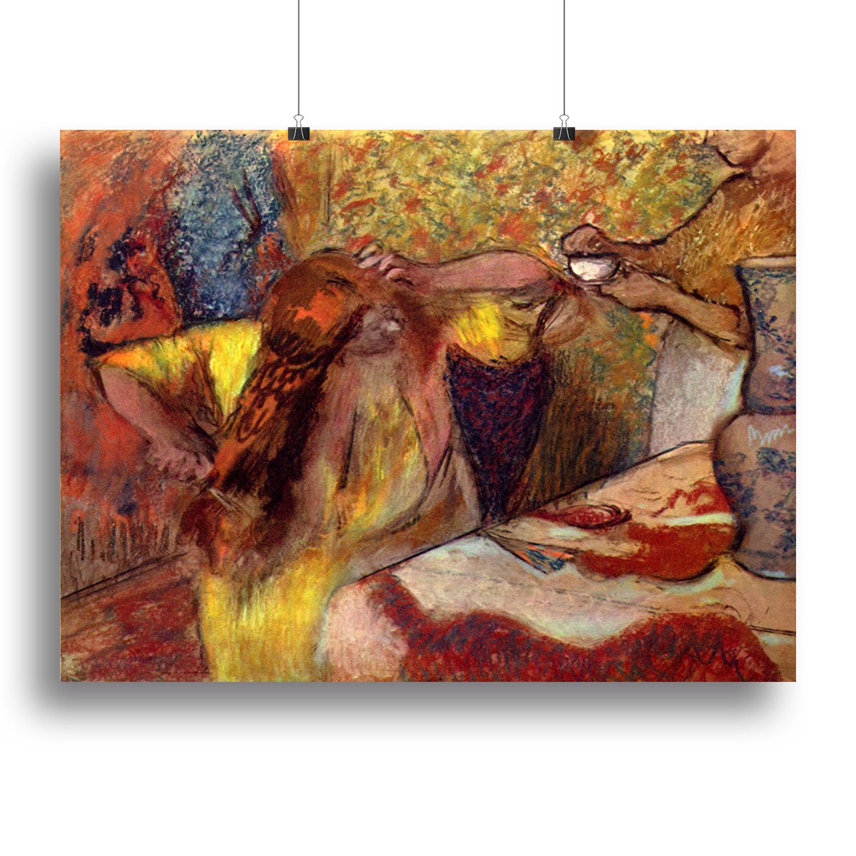 Women at the toilet 1 by Degas Canvas Print or Poster