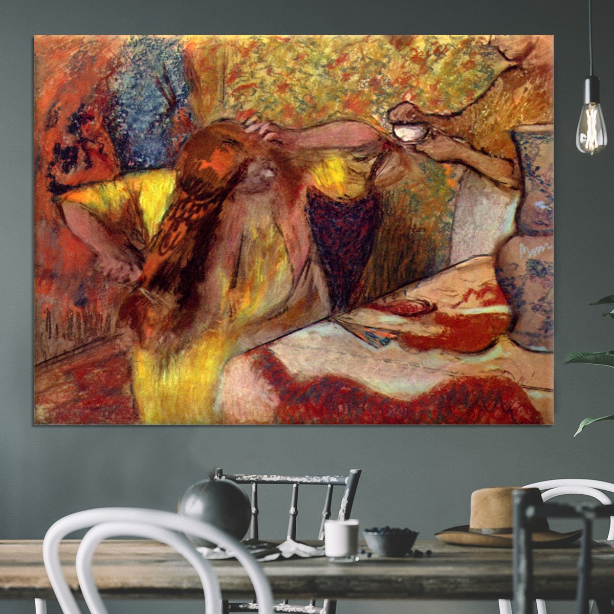 Women at the toilet 1 by Degas Canvas Print or Poster