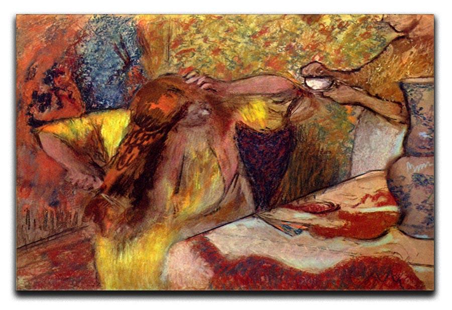 Women at the toilet 1 by Degas Canvas Print or Poster - Canvas Art Rocks - 1
