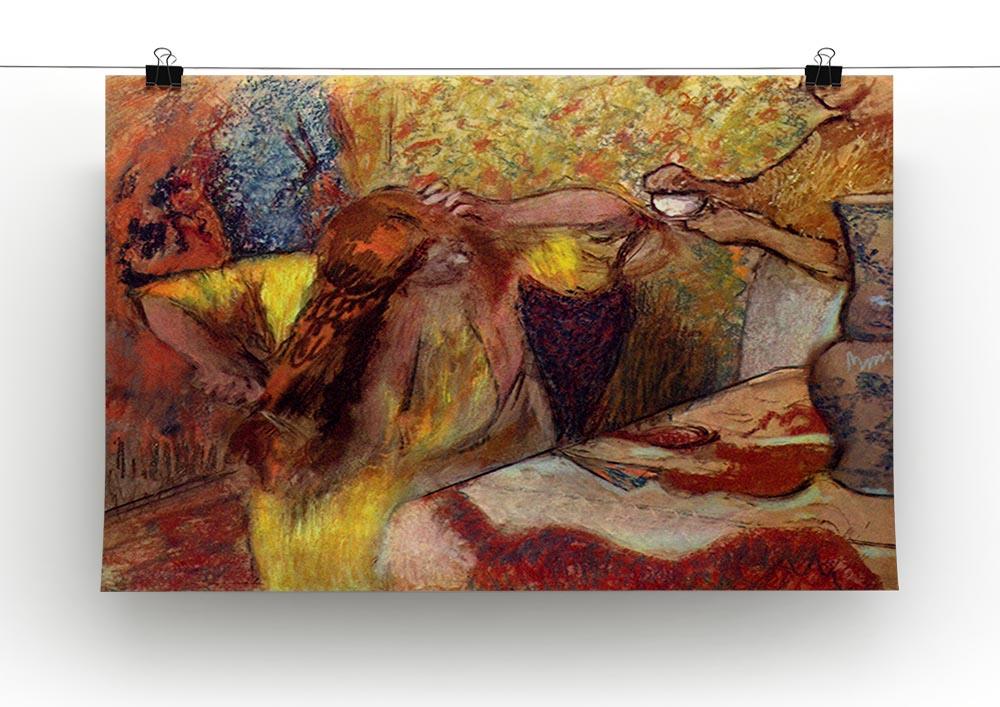 Women at the toilet 1 by Degas Canvas Print or Poster - Canvas Art Rocks - 2