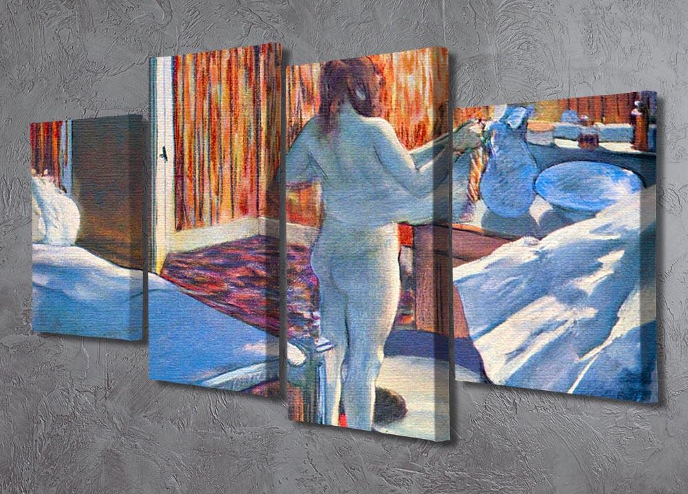 Women at the toilet 3 by Degas 4 Split Panel Canvas - Canvas Art Rocks - 2