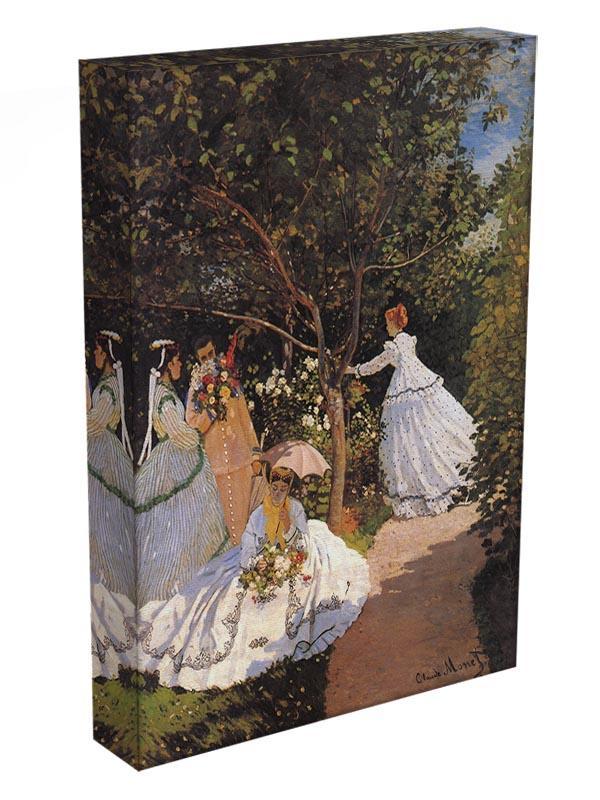 Women in the Garden by Monet Canvas Print & Poster - Canvas Art Rocks - 3
