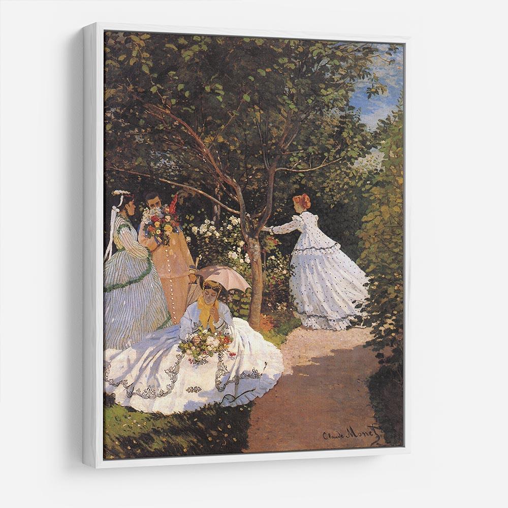 Women in the Garden by Monet HD Metal Print