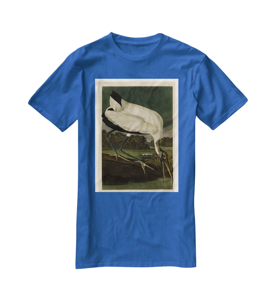 Wood Ibiss by Audubon T-Shirt - Canvas Art Rocks - 2