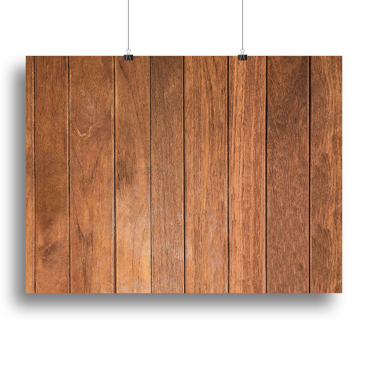 Wood arraged vertical pattern Canvas Print or Poster