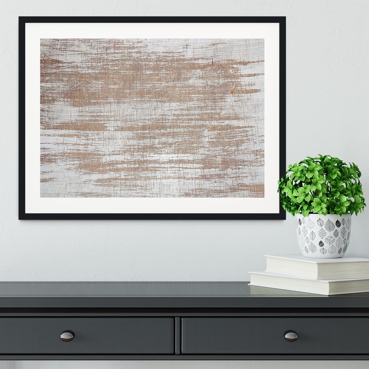 Wood background texture Framed Print - Canvas Art Rocks - 1