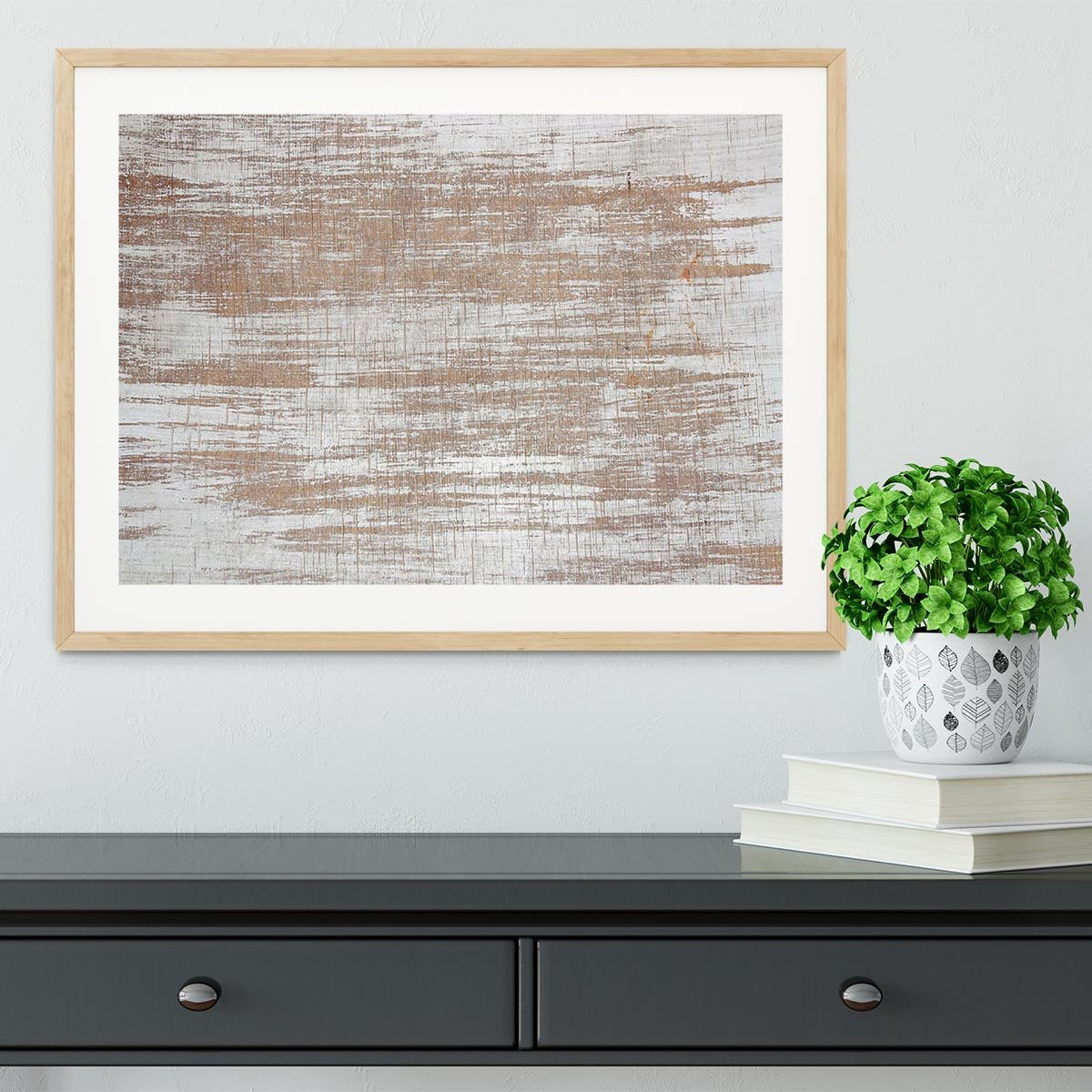 Wood background texture Framed Print - Canvas Art Rocks - 3