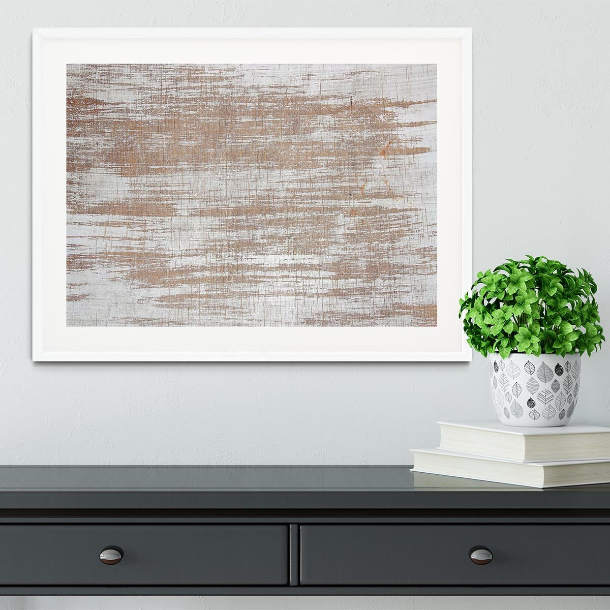 Wood background texture Framed Print - Canvas Art Rocks - 5