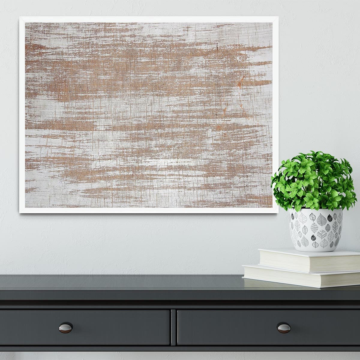 Wood background texture Framed Print - Canvas Art Rocks -6