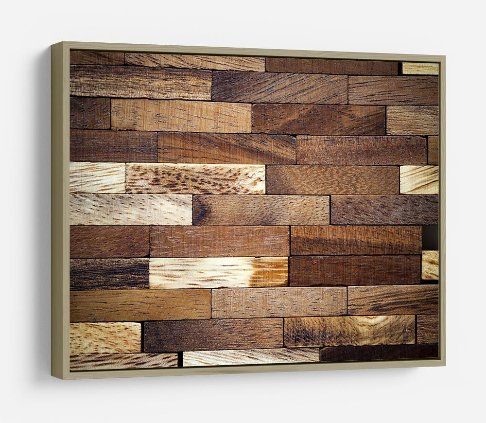 Wooden bars parquet HD Metal Print - Canvas Art Rocks - 8