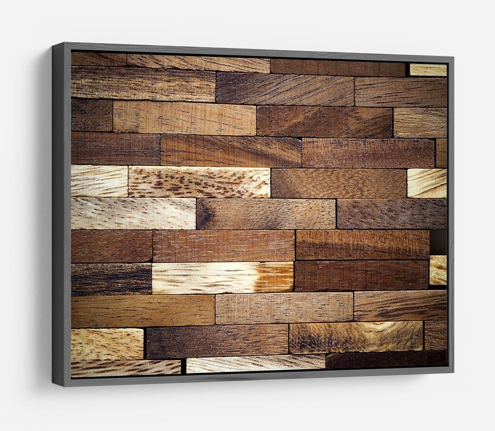 Wooden bars parquet HD Metal Print - Canvas Art Rocks - 9