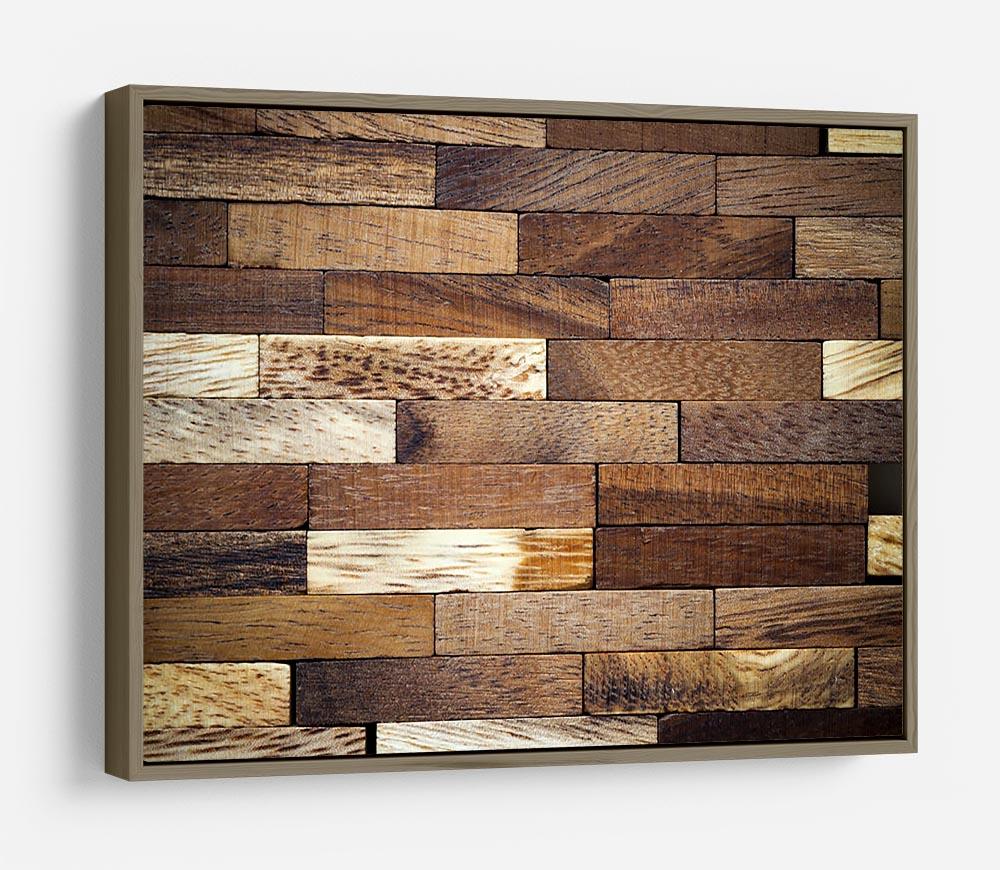 Wooden bars parquet HD Metal Print - Canvas Art Rocks - 10