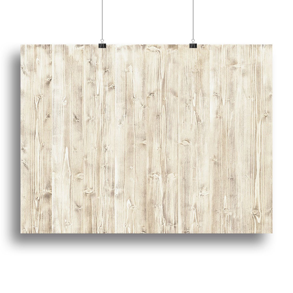 Wooden texture light wood Canvas Print or Poster