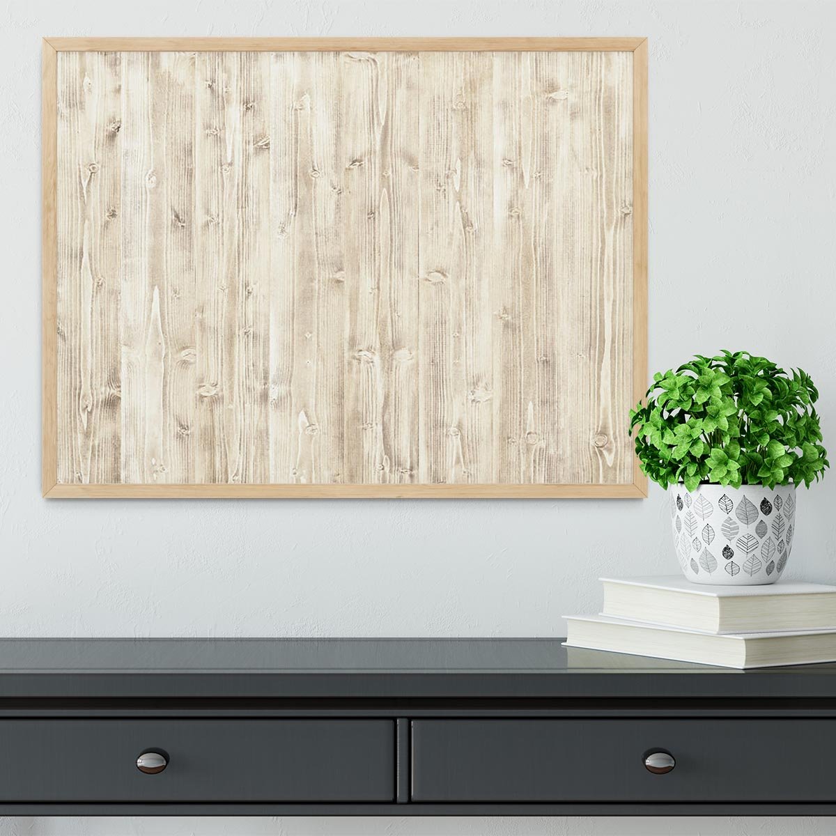 Wooden texture light wood Framed Print - Canvas Art Rocks - 4