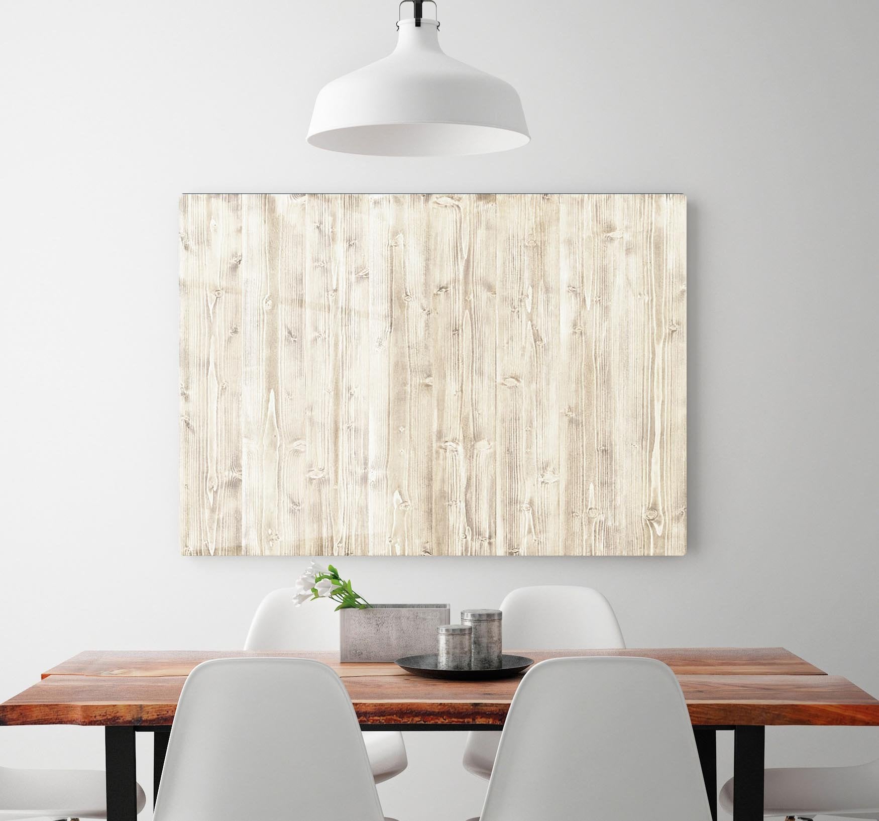 Wooden texture light wood HD Metal Print - Canvas Art Rocks - 2