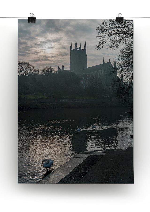 Worcester Cathedral Canvas Print or Poster - Canvas Art Rocks - 2