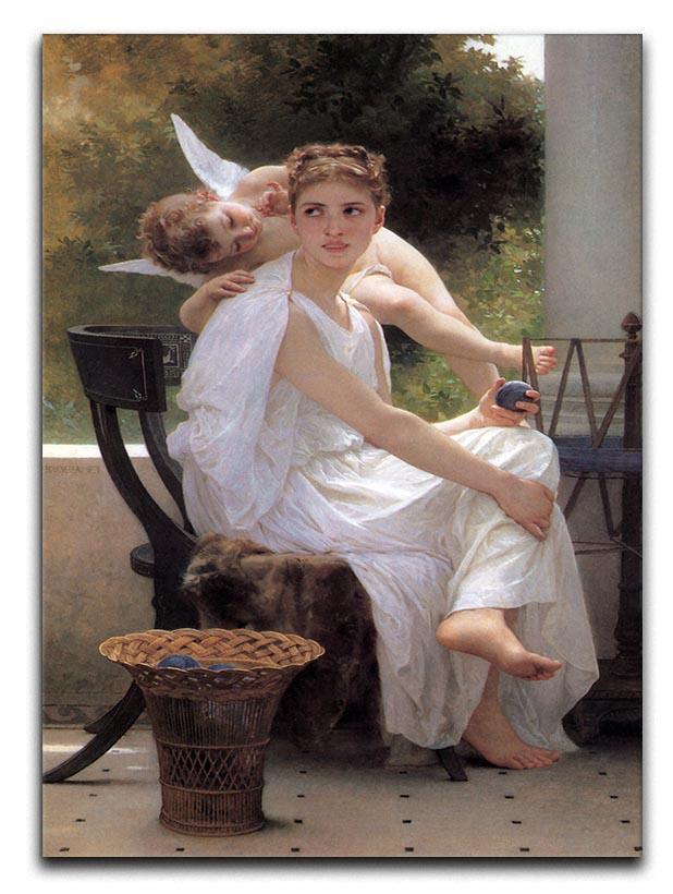 Work Interrupted By Bouguereau Canvas Print or Poster  - Canvas Art Rocks - 1