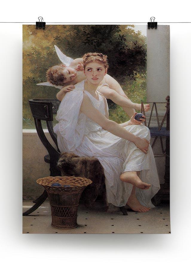 Work Interrupted By Bouguereau Canvas Print or Poster - Canvas Art Rocks - 2