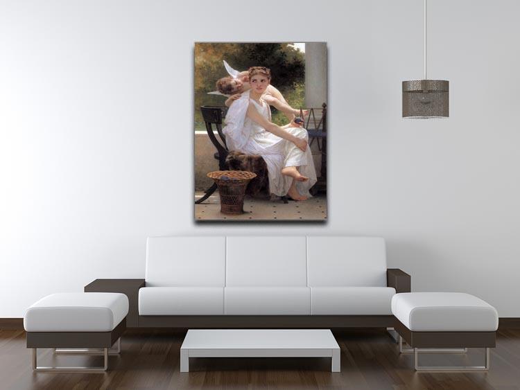 Work Interrupted By Bouguereau Canvas Print or Poster - Canvas Art Rocks - 4