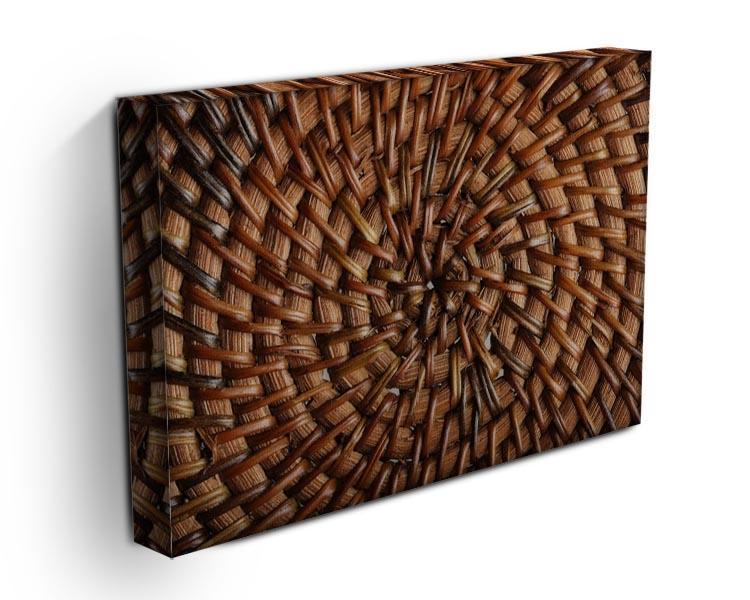 Woven wooden texture Canvas Print or Poster - Canvas Art Rocks - 3