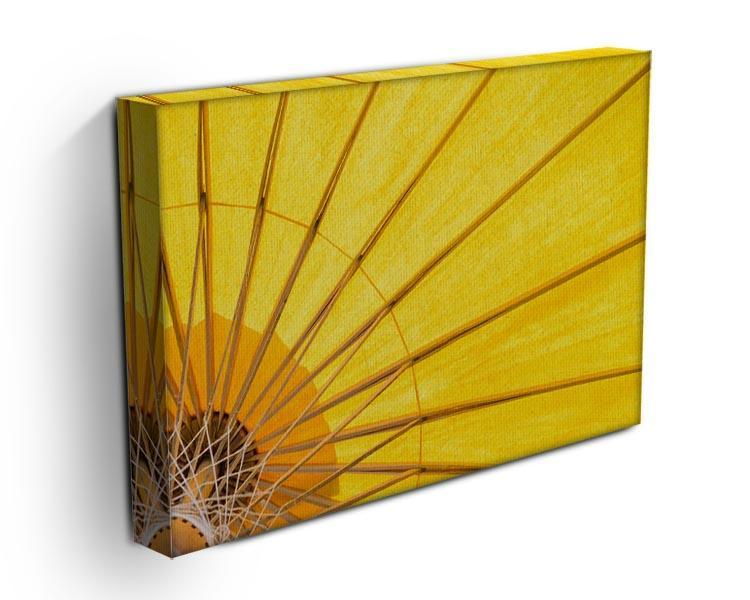 Yellow umbrella background Canvas Print or Poster - Canvas Art Rocks - 3