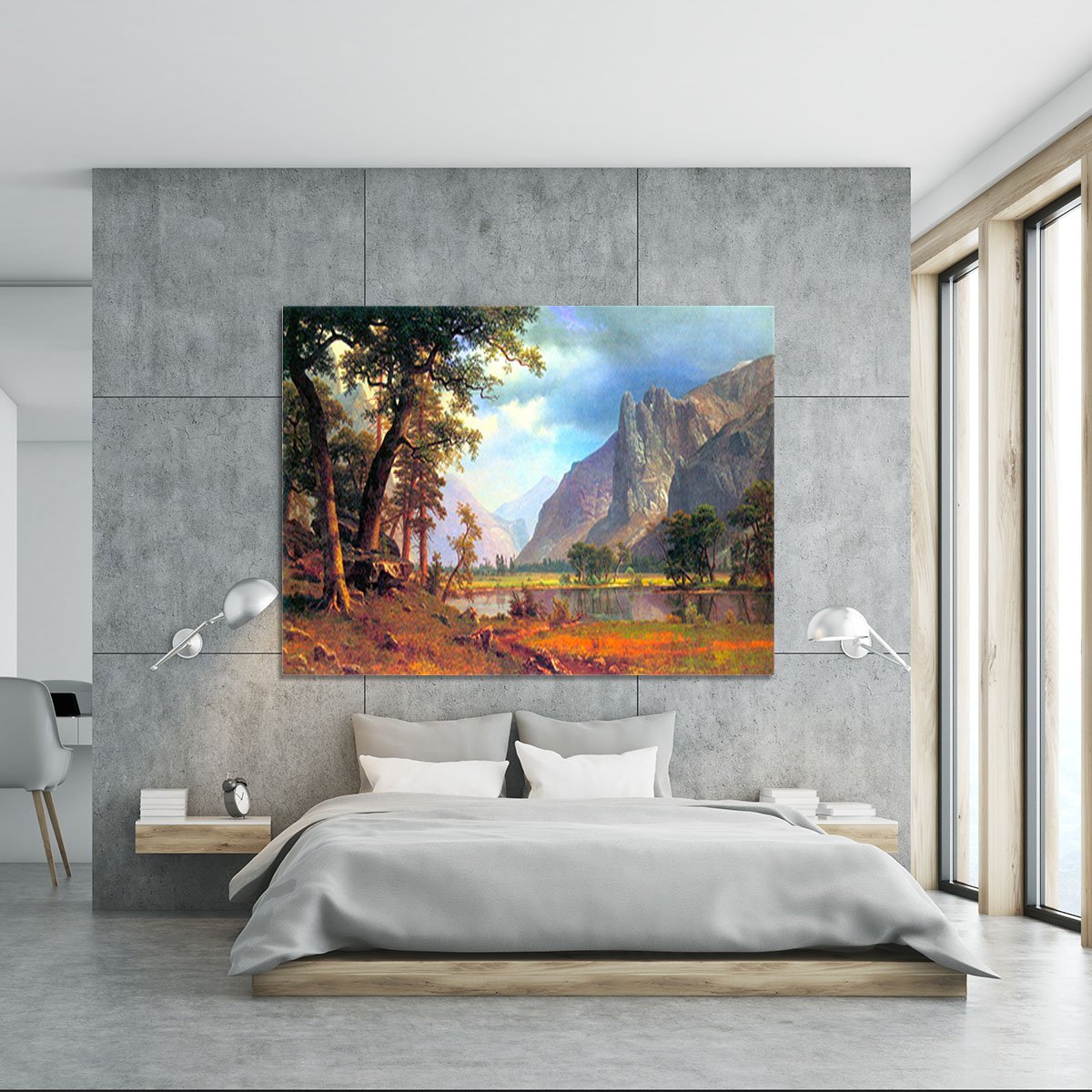 Yosemite Valley 2 by Bierstadt Canvas Print or Poster