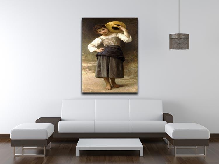 Young Girl Going to the Spring By Bouguereau Canvas Print or Poster - Canvas Art Rocks - 4