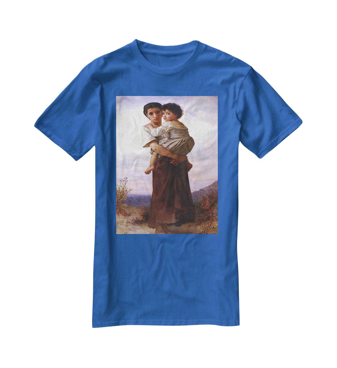 Young Gypsies By Bouguereau T-Shirt - Canvas Art Rocks - 2