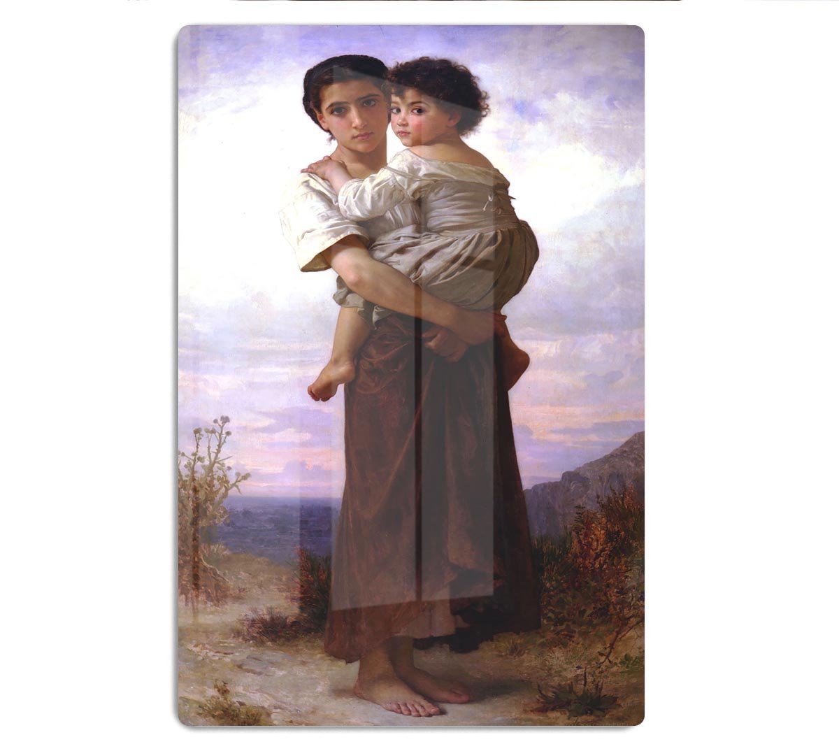 Young Gypsies By Bouguereau HD Metal Print