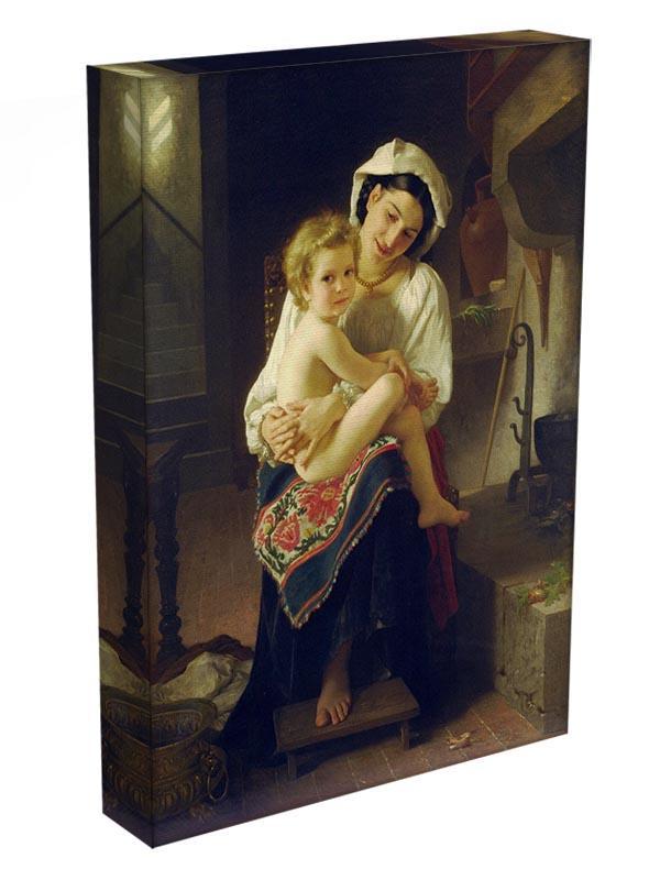 Young Mother Gazing At Her Child By Bouguereau Canvas Print or Poster - Canvas Art Rocks - 3
