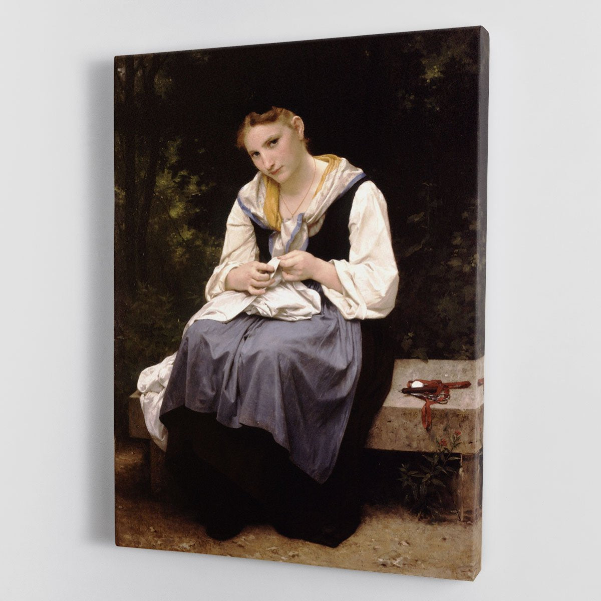 Young Worker By Bouguereau Canvas Print or Poster