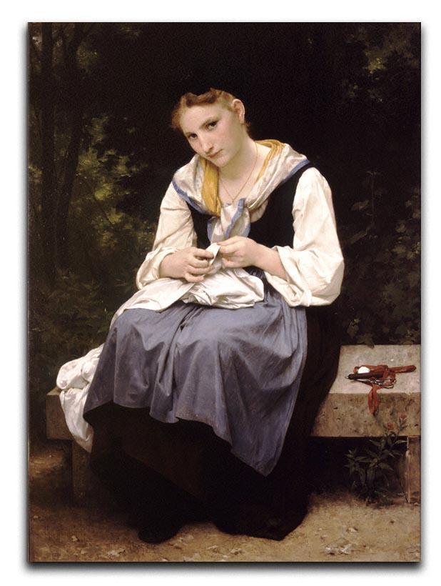 Young Worker By Bouguereau Canvas Print or Poster  - Canvas Art Rocks - 1