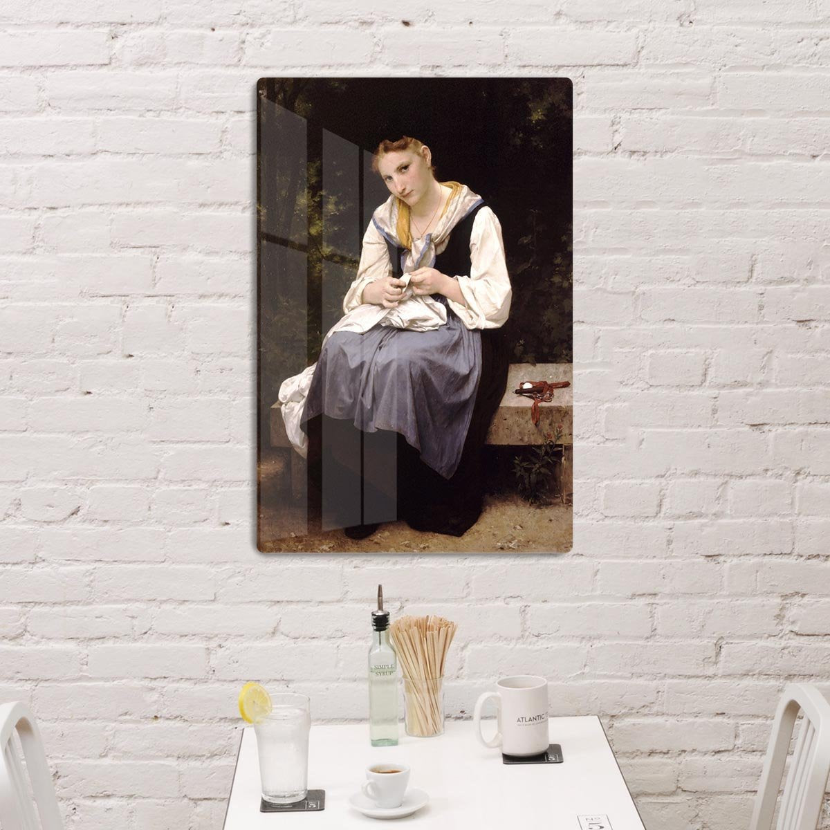 Young Worker By Bouguereau HD Metal Print