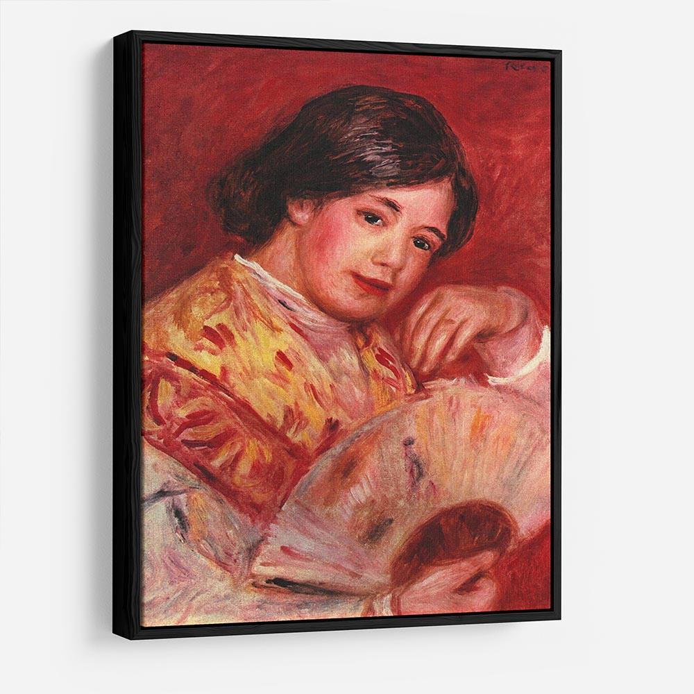 Young girl with fan by Renoir HD Metal Print