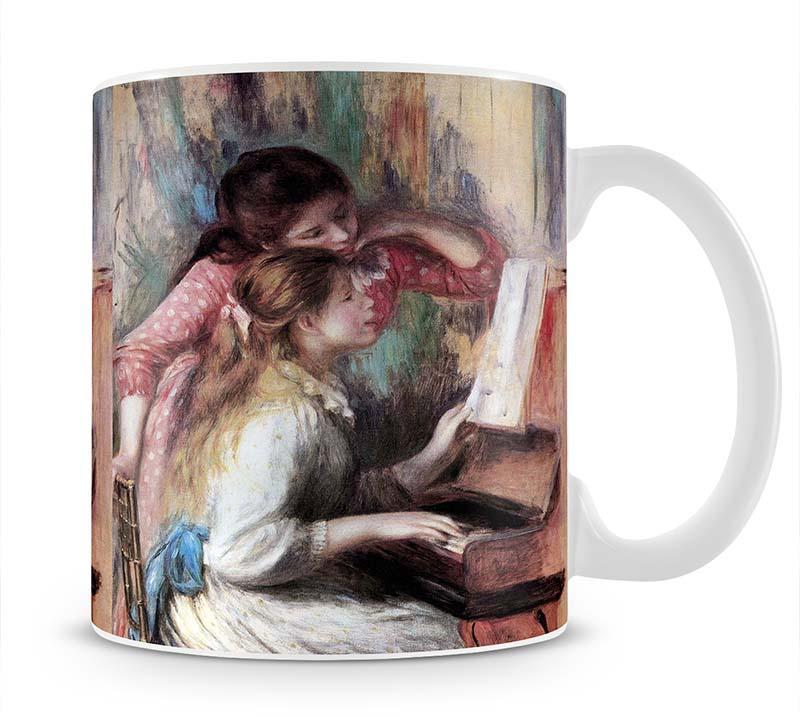 Young girls at the piano 1 by Renoir Mug - Canvas Art Rocks - 1