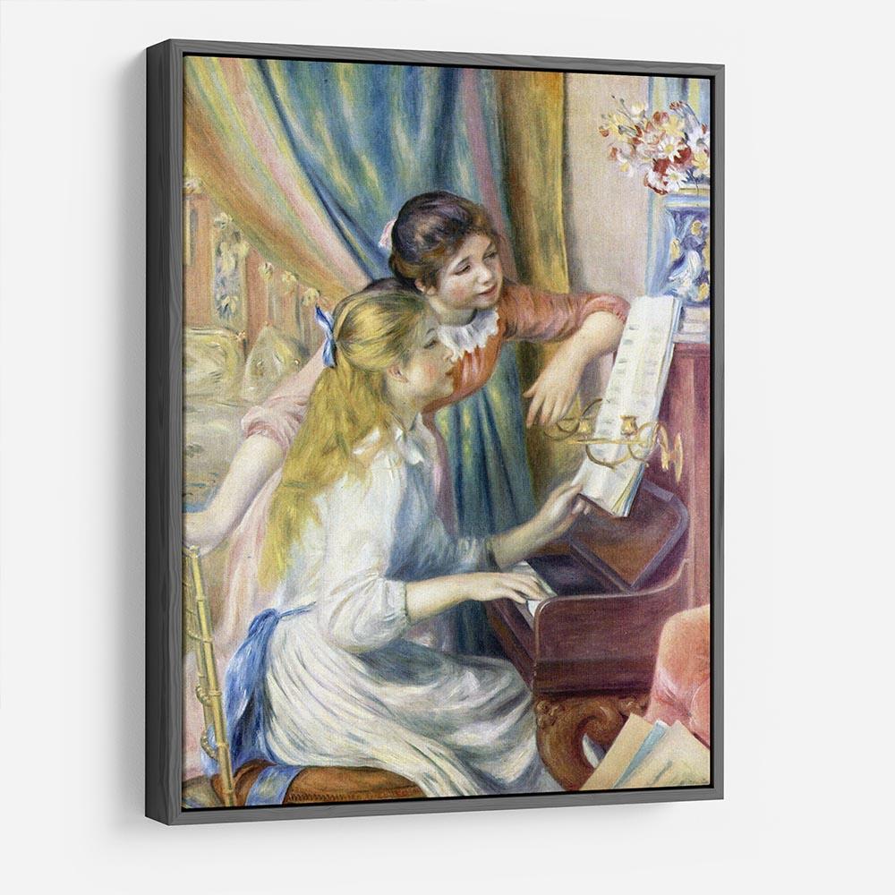 Young girls at the piano 3 by Renoir HD Metal Print