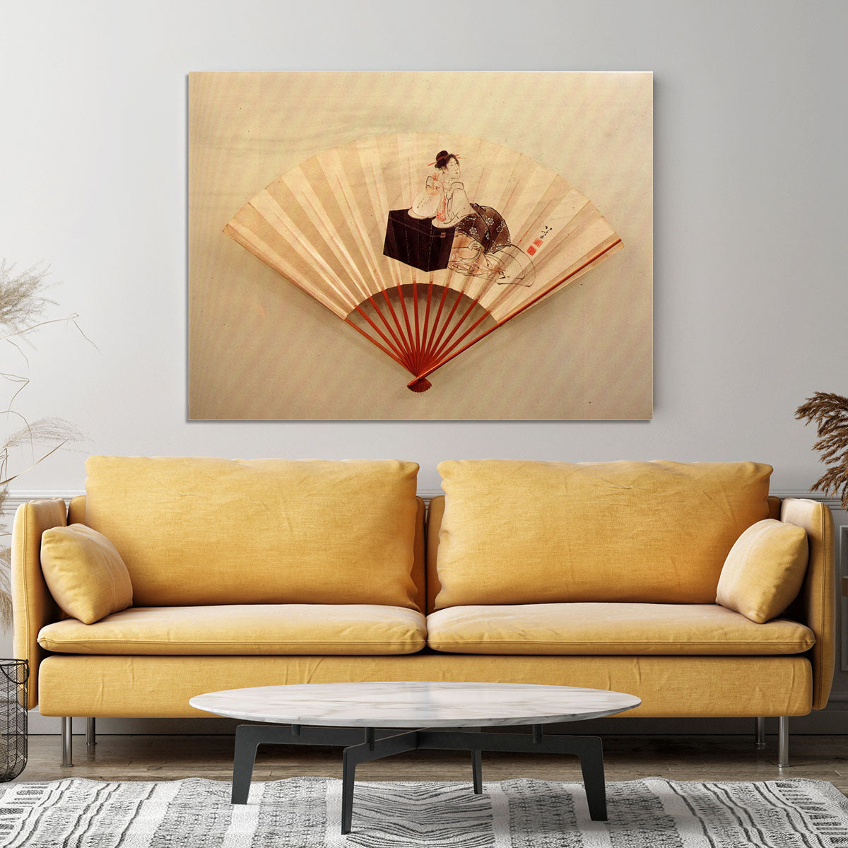 Young lady by Hokusai Canvas Print or Poster - Canvas Art Rocks - 4