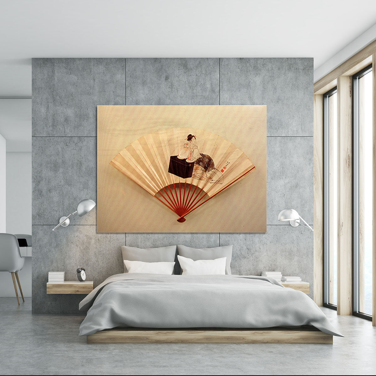 Young lady by Hokusai Canvas Print or Poster - Canvas Art Rocks - 5