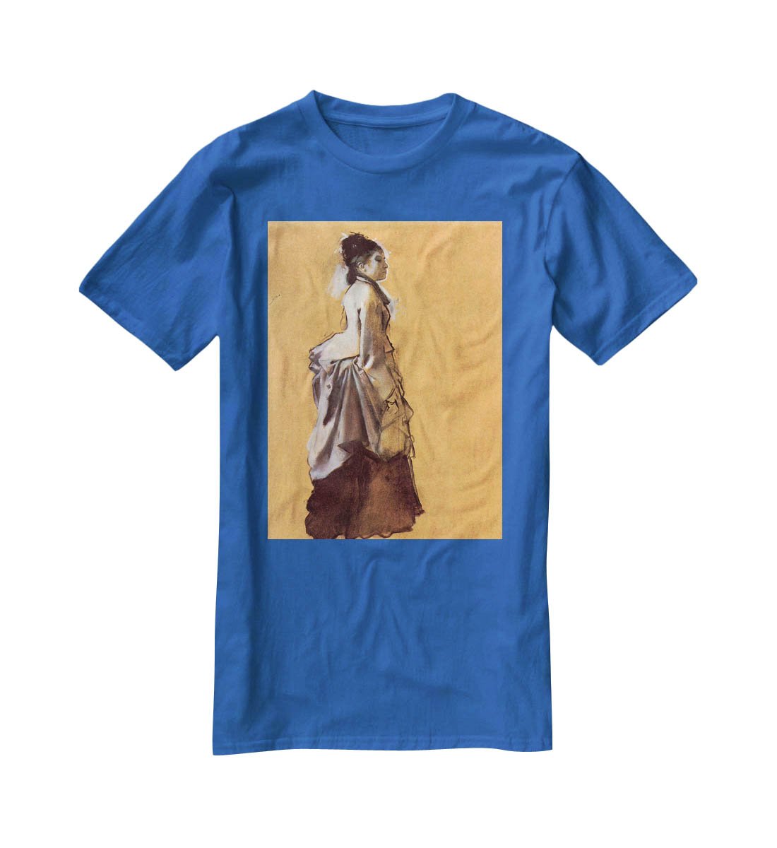 Young lady in the road costume by Degas T-Shirt - Canvas Art Rocks - 2