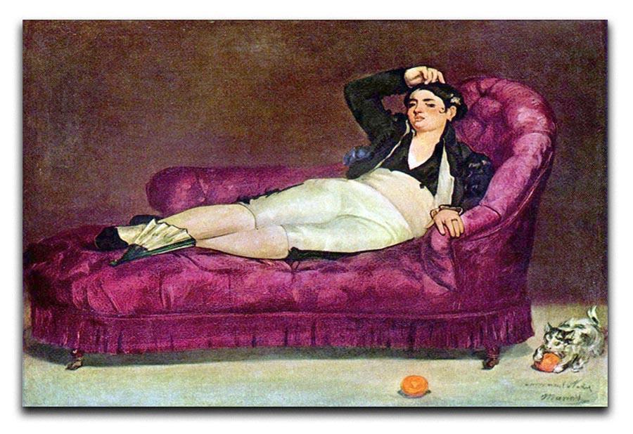 Young woman in Spanish dress by Manet Canvas Print or Poster  - Canvas Art Rocks - 1